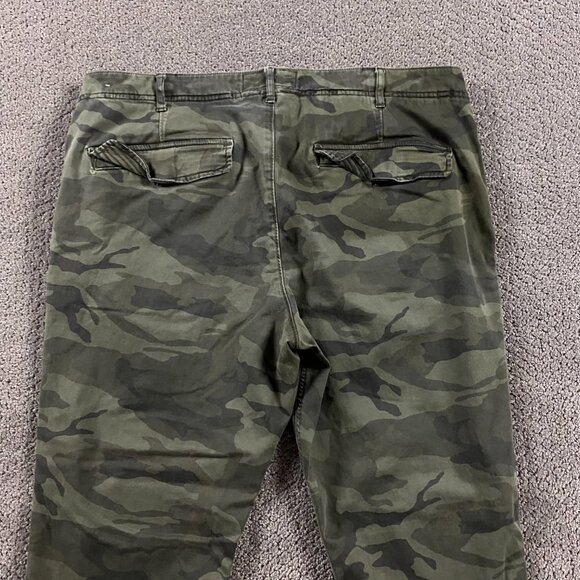 Abercrombie & Fitch Camo Cargo Pants Men's 36 x 32 Rustin Athletic Slim Military - Picture 4 of 14